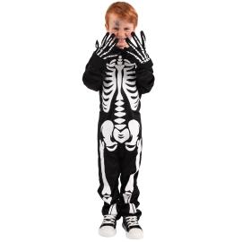 Little Skeleton Kostyme Barn 116-128 cm