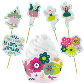 Cupcake Sett Fabulous Fairy 12-pakning