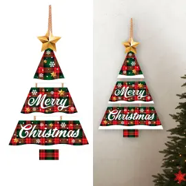 Juletre Veggdekorasjon Merry Christmas