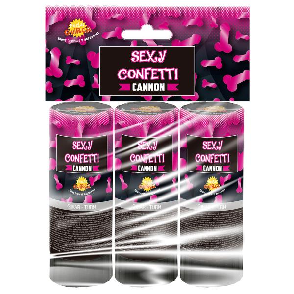 Konfettikanoner Penis Rosa
