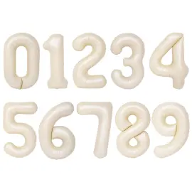 Tallballong Satin Creme 86 cm