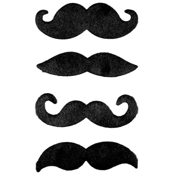 Barter Selvklebende Svart 4-pakning