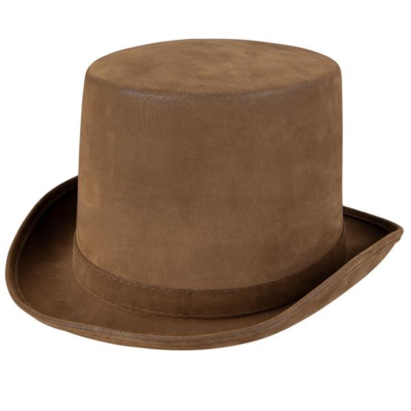Deluxe Høy Hatt Brun