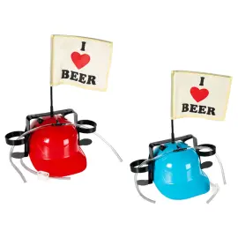 I Love Beer Ølhatt med Flagg