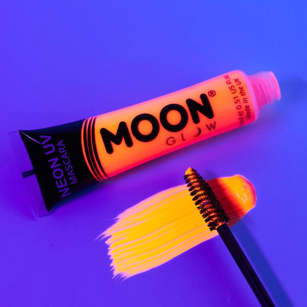 Moon Glow Neon UV Mascara Intensiv Oransje