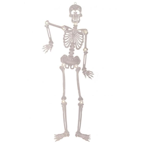 Hengende Selvlysende Skjelett 90 cm