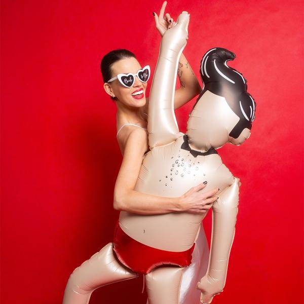 Folieballong Dansende Mann 64,5 x 159 cm