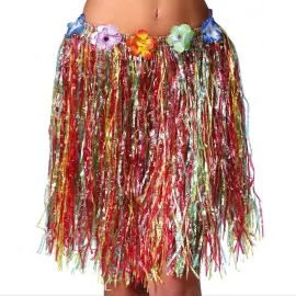 Flerfarget Hawaii Hula Skjørt