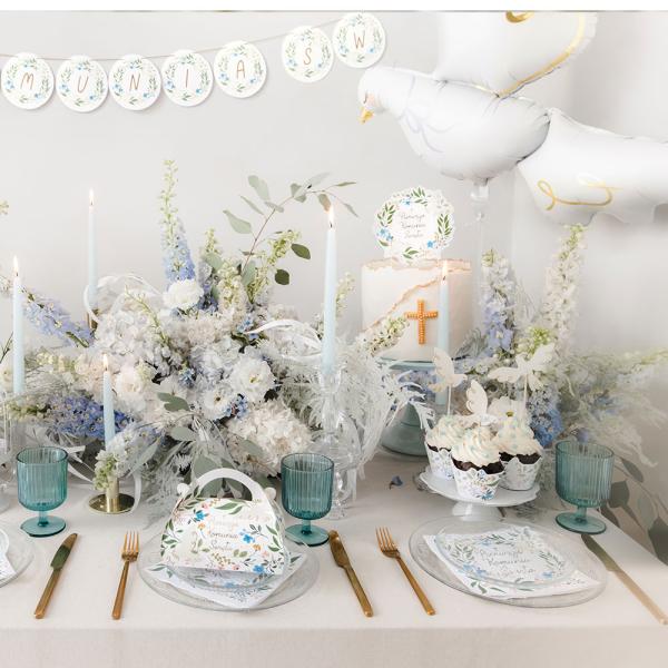 Cupcake Wrappers Blomster og Duer