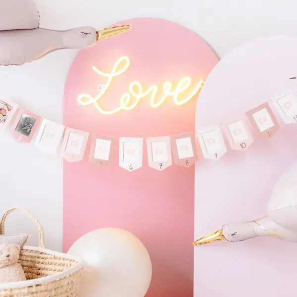DIY Fotogirlander Stork
