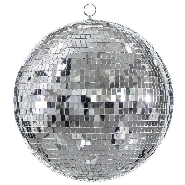 Hengende Discoball Sølv 40 cm