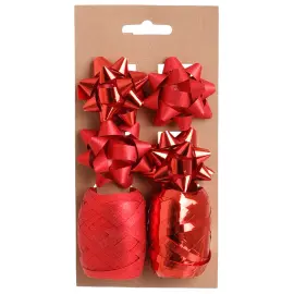 Gavesnor og Sl&oslash;yfe Sett R&oslash;d