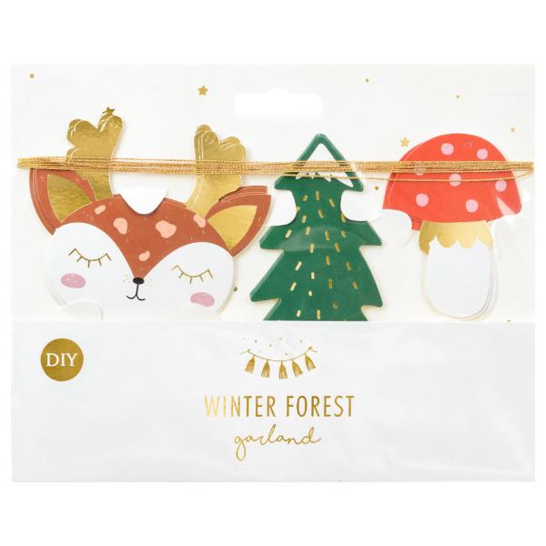 Girlander Winter Forest DIY