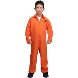 Fangedrakt Oransje Barn