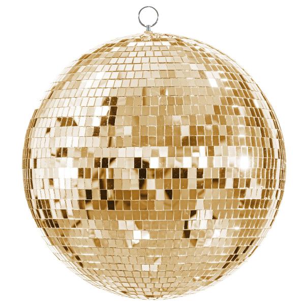 Hengende Discoball Gull 40 cm