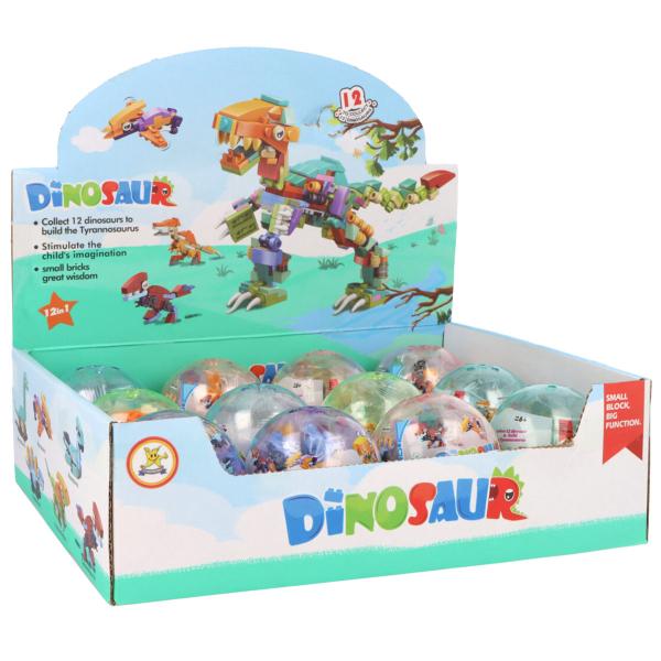 Byggeklosser Dinosaur i Kapsel 6+ år