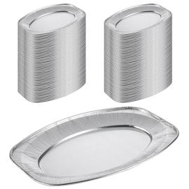 Ovale Serveringsfat Aluminium 100-pakning