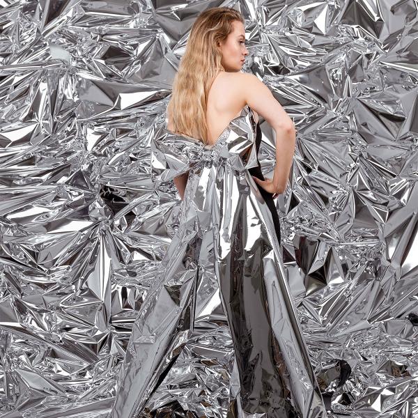 Dekorasjonsfolie Metallic Gull/Sølv