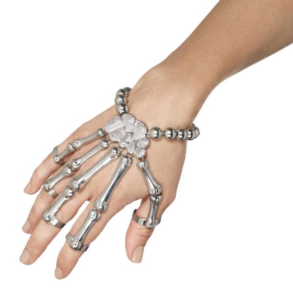 Skjelett Hånd Armbånd
