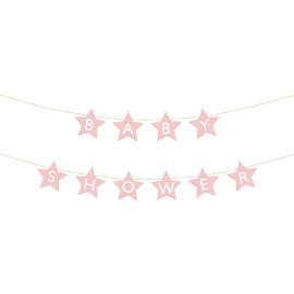DIY Girlander Babyshower Lysrosa