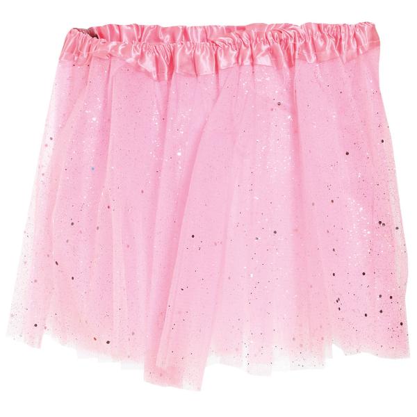 Glitrende Rosa Tyllskjørt Barn