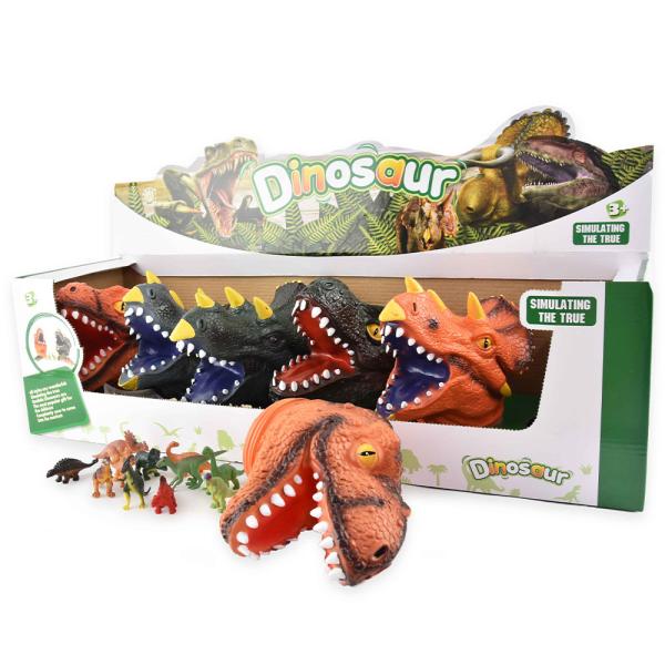Dinosaur Hode med Små Dinosaurer