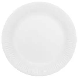 Papptallerkener Hvit 23 cm 8-pakning
