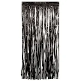Dørforheng Metallic Svart