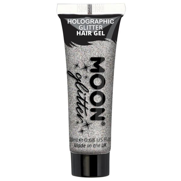Moon Glitter Holografisk Glitter Hårgelé