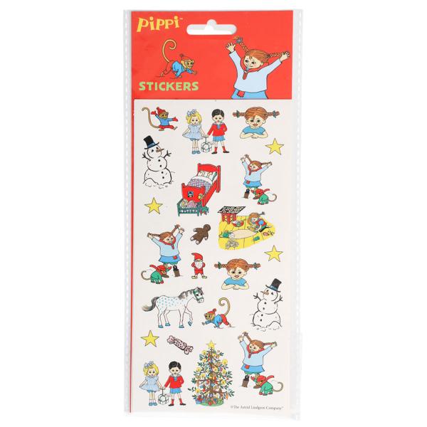 Juleklistremerker Pippi Langstrømpe 66-pakning