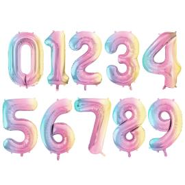 Tallballong Regnbue Pastell 86 cm