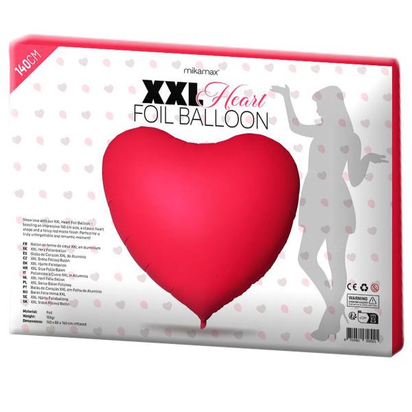 Folieballong Hjerte 140 cm