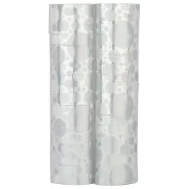 Serpentiner med Prikker S&oslash;lv 2-pakning