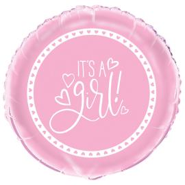 It's A Girl Folieballong