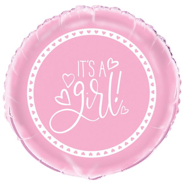 It's A Girl Folieballong