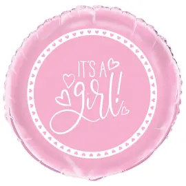 It's A Girl Folieballong