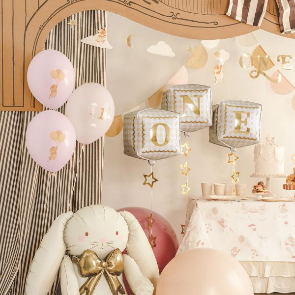 Folieballonger One Kuber 3-pakning