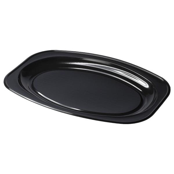 Ovale Serveringsfat Svart 32x24 cm 5-pakning