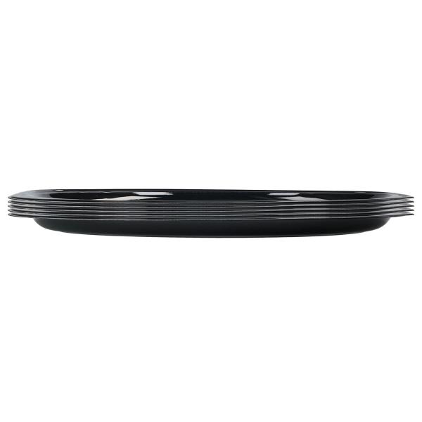 Ovale Serveringsfat Svart 32x24 cm 5-pakning
