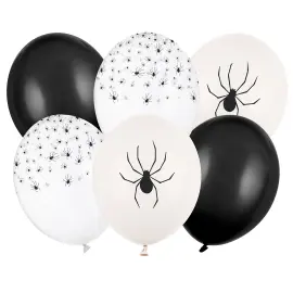 Latexballonger Edderkopper Blandede Farger