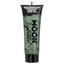 Moon Glitter Holografisk Glitter Hårgelé Grønn