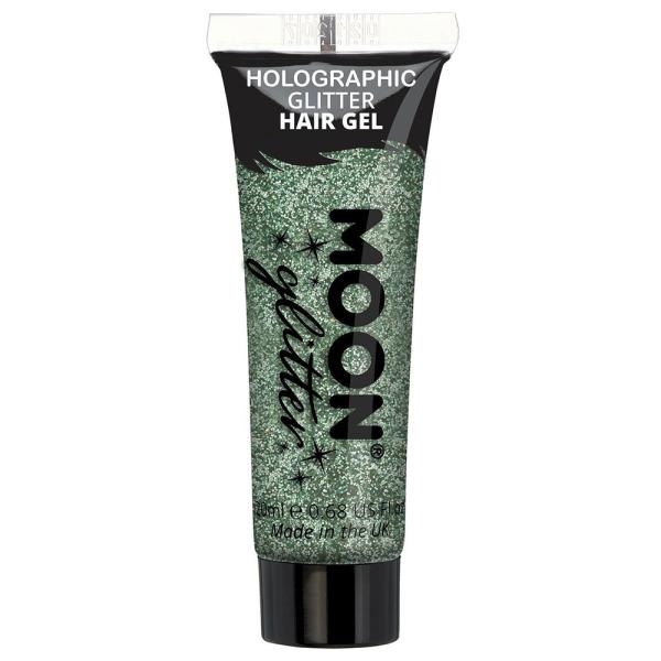 Moon Glitter Holografisk Glitter Hårgelé Grønn