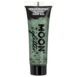 Moon Glitter Holografisk Glitter H&aring;rgel&eacute; Gr&oslash;nn