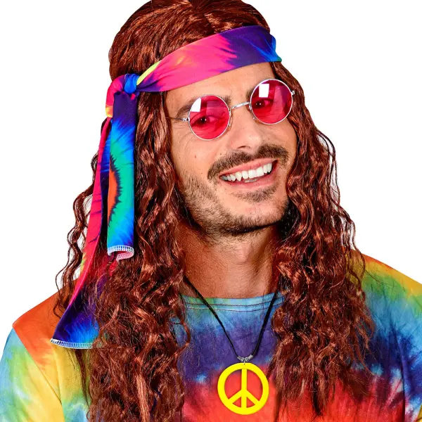 Neon Gul Hippie Halskjede