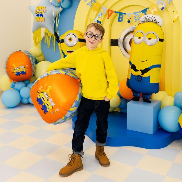 Minions Rund Folieballong 50 cm