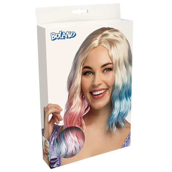 Trefarget Bølget Parykk