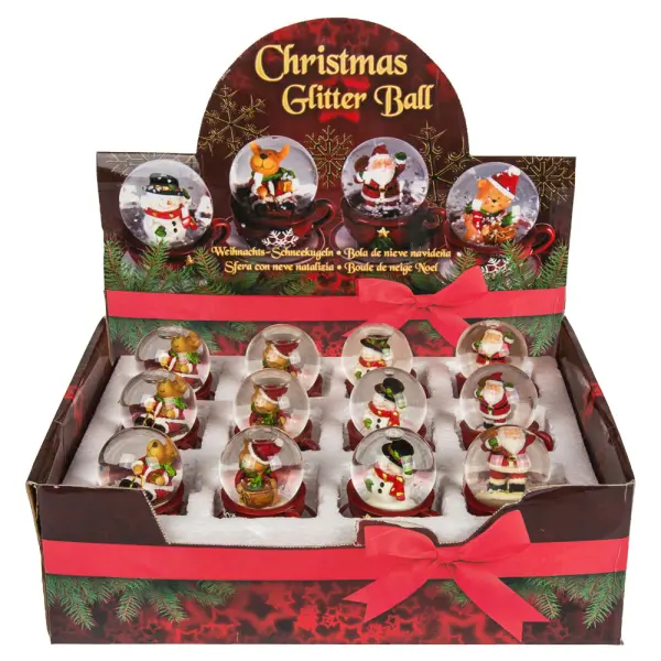 Mini Snøkule med Julefigur i Krus