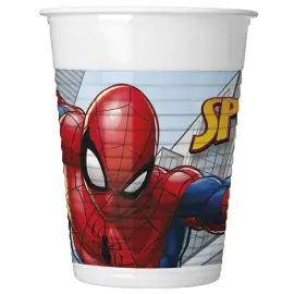 Spiderman Plastkopper 8-pakning