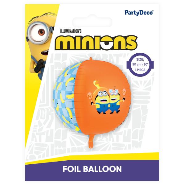Minions Rund Folieballong 50 cm