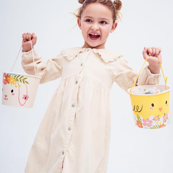 Påskebøtte med Håndtak 17x14 cm 2-pakning